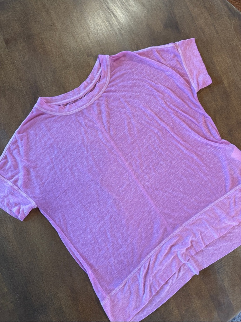 Reebok Pink Boxy Short Sleeve T-Shirt